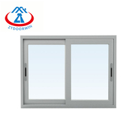 ZHTDOORS, la Ventana Corredera de Aluminio de Doble Hoja Eléctrica de 3x4 Más Rentable