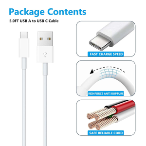 Cable Carplay para Auto, Cable USB-A a USB-C para iPhone 15, 15 Pro Max, 15 Plus, iPad Pro 12.9/11, iPad 10.ª Generación, iPad - Product Image 2
