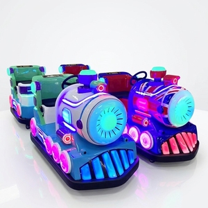 <span class=keywords><strong>Train</strong></span> électrique sans rail en fibre de verre pour enfants, équipement de divertissement extérieur commercial pour centres commerciaux, à vendre - Product Image 6