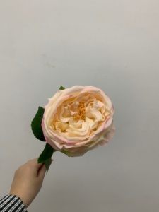 Rosas Artificiales Austin de Tacto Real en Oferta, <span class=keywords><strong>Flores</strong></span> Rosadas para Decoración del Hogar, Fiestas, Bodas, San Valentín - Product Image 5