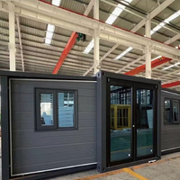 Maison conteneur préfabriquée extensible 20ft 40ft, pliable, mini-maison modulaire 2 3 4 chambres, directement de l'usine