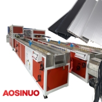 Ligne d'extrusion de profilés de panneaux muraux cannelés en PVC, équipement de production de panneaux muraux WPC