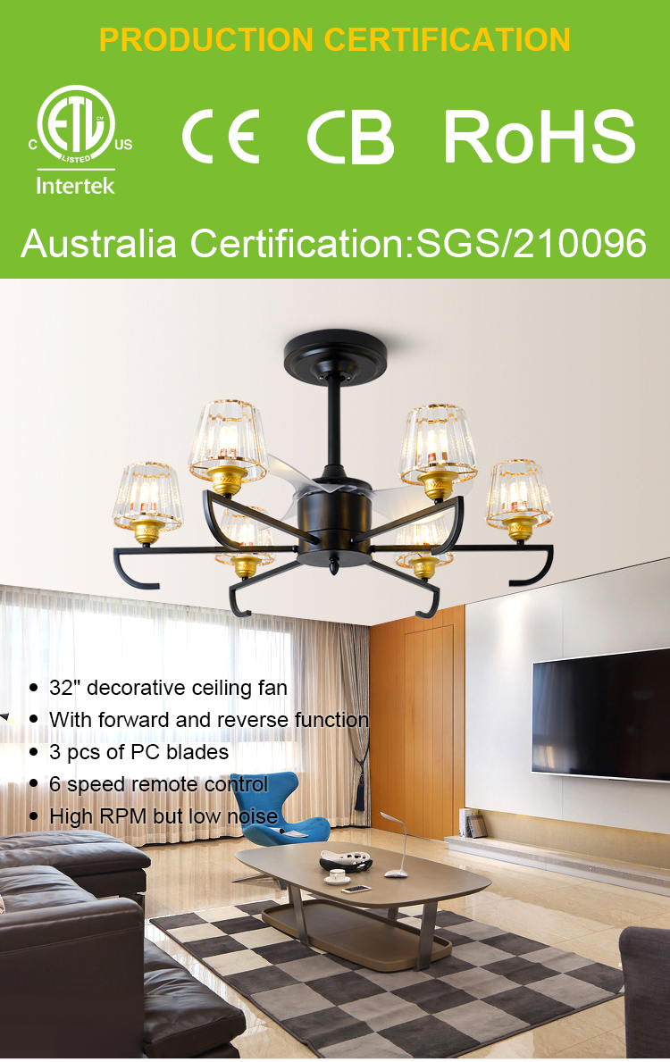 Breezelux  ceiling fan lamp  modern simple household ultra-thin LED E27 ceiling lamp