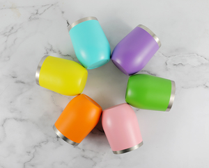 Bicchieri Termici Senza Stelo da 12oz in Acciaio Inox con Doppia Parete e Rivestimento in Polvere per Sublimazione - Product Image 5