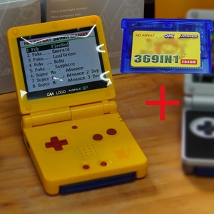 Consola Reacondicionada con Retroiluminación IPS para Gameboy Advance SP Pikachu, Consola de Juegos Portátil Retro con <span class=keywords><strong>Tarjeta</strong></span> de Juego - Product Image 1