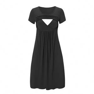 2020 en gros Personnalisé Nouvelle arrivée D'allaitement Maternité <span class=keywords><strong>Vêtements</strong></span> D'allaitement Enceinte Allaitement Robe Premama Porter Des <span class=keywords><strong>Vêtements</strong></span> - Product Image 5