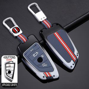 Housse de clé de voiture pour BMW X1 X3 X4 X5 F15 X6 F16 G30 7 Series G11 F48 F39 <span class=keywords><strong>520</strong></span> 525 F30 118i 218i 320i Accessoires d'intérieur de voiture - Product Image 2