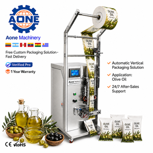 Machine <span class=keywords><strong>de</strong></span> remplissage automatique <span class=keywords><strong>de</strong></span> liquides (vinaigre) avec écran tactile numérique <span class=keywords><strong>de</strong></span> précision pour sachets et pochettes – Idéale pour l'exportation - Product Image 1
