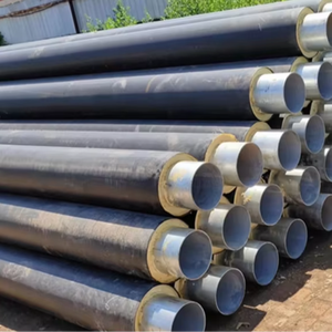 أنابيب فولاذية معزولة حراريًا مسبقة الصنع للدفن المباشر تحت الأرض لخطوط أنابيب المياه الساخنة من تصنيع خنان - Product Image 1