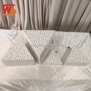 SMOOTH Factory Metal Triangle dessert Display Stand for Hotel Wedding Home <b>Party</b> <b>Decor</b> - Product Image 4