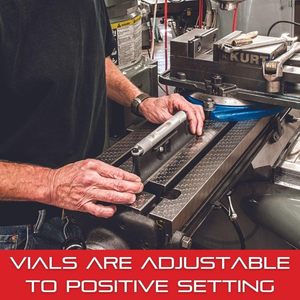 Niveau de machiniste Starrett, gradué, avec vial principal et vial de test croisé, longueur 12 pouces, pour atelier de mécanique et salle d'outillage, modèle 98-12, Chine - Product Image 2
