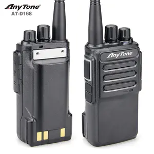 Anytone D168 Walkie Talkie DMR tek bant radyo el tipi C CTCSS ve DCS iki yönlü radyo ile şarj