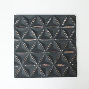 Black Square MDF Wall Decor 16x16 Elegant Home Accent - Product Image 5