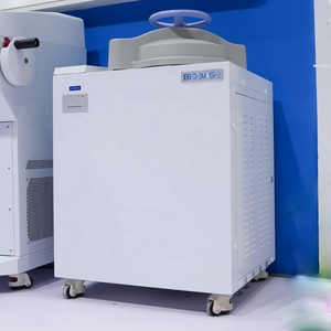 BIOBASE Autoclave 50L 75L 100L 150 ℃ 5.5KW sterilizzatore a vapore a pressione verticale biologico per laboratorio