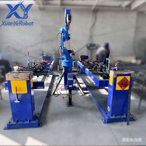 Station de travail XY - Robot de soudage Cobot YASAKAWA PLC 6 axes IP65 MIG avec vision 3D, plateau tournant haute précision, capacité 500 kg, EDM&ODM - Product Image 4
