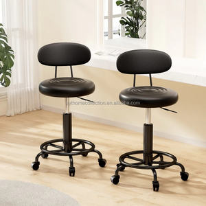 Tabourets <span class=keywords><strong>de</strong></span> <span class=keywords><strong>bar</strong></span> ajustables élégants et simples recouverts <span class=keywords><strong>de</strong></span> PU pour la cuisine, le bureau, chaises <span class=keywords><strong>de</strong></span> <span class=keywords><strong>bar</strong></span> étroites élégantes pour l'hôtel, le couloir - Product Image 4