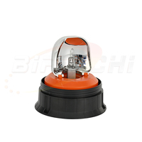 Luz de Advertencia Giratoria Ámbar de Seguridad BIAOCHI H1, Baliza de Emergencia para Maquinaria Agrícola con Alta Potencia DC 12-24V