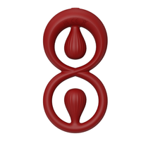 Anneau vibrant en silicone pour hommes, avec télécommande sans fil, pour retarder l'éjaculation, stimulateur de prostate, plug anal masculin, anneau de massage vibrant pour hommes
