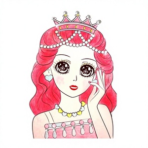 Ugly Little Girl Meimei Maquillage coloré pour enfants, Peinture artistique DIY à remplir pour filles princesse, Art de la peinture et du graffiti - Product Image 1