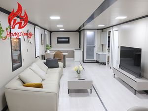 Casa Mobile Compatta 3-4 Camere da Letto, Case Prefabbricate Pieghevoli 20ft 40ft, Casa Container di Lusso Espandibile, Abitazione Residenziale - Product Image 2