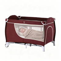 Lit bébé à deux niveaux, hauteur réglable, ensembles personnalisés, berceau à bascule, parc pour bébé, lit de voyage pour bébé, couleur, matériau, origine, type