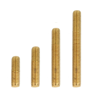 Varilla Roscada de Latón M2 x 250 mm H59 H62 DIN976 con Rosca Derecha, Perno de Doble Cabeza, Varilla Totalmente Roscada - Product Image 3