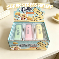 2026 Super Wet Soft Butter Stick Squishy Toy, Jouet anti-stress réaliste en pâte à modeler, adhésif pour les doigts, en forme d'aliment, pour la décompression