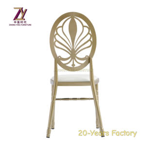 เก้าอี้โลหะ chivari ออกแบบเก้าอี้แต่งงานดูไบเก้าอี้กลางแจ้งเชิงพาณิชย์ - Product Image 4