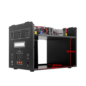 Centrale Électrique Hybride d'Urgence 2000W, Générateur <span class=keywords><strong>Solaire</strong></span> 1.5kW avec MPPT, Onduleur à Onde Sinusoïdale Pure UPS, <span class=keywords><strong>Kit</strong></span> Générateur Li-ion Hors Réseau - Product Image 6