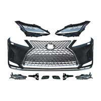 Kit carrosserie sport noir pour pare-chocs avant et phares LEXUS RX 2016-2020, mise à niveau 2021, pour accessoires auto RX300 RX270 RX350