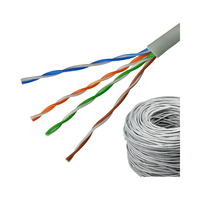 Kabel Ethernet Solid OM3 Cat6 FTP Outdoor FCJ OPTO TECH, Cepat dan Stabil, 23awg Fiber, Panjang 5m, Konektor RJ45 1m, Tembaga Murni