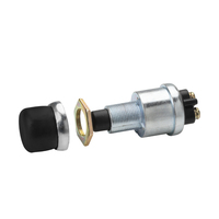 Interrupteur de démarrage à bouton-poussoir momentané, étanche, robuste, 50A, 12V/24V, pour klaxon, moteur, voiture, camion, camping-car, bateau
