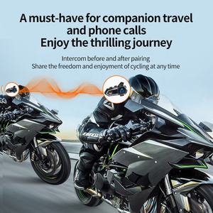 2024 nuevo casco motocicleta Bluetooth auriculares Bluetooth impermeable IPX6 reducción de ruido intercomunicador bidireccional auricular llamada auricular - Product Image 6