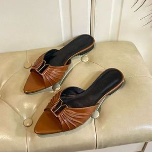 Nouvelle Arrivée - Mules à Talons Hauts pour Femme Style Designer, Sandales Plissées à Bout Ouvert, <span class=keywords><strong>Chaussures</strong></span> Sexy pour Mariage et Soirée Estivales - Product Image 6