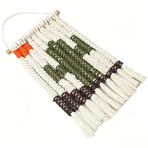Kit <span class=keywords><strong>de</strong></span> <span class=keywords><strong>macramé</strong></span> DIY personnalisé pour adultes débutants, ornement mural bohème en <span class=keywords><strong>macramé</strong></span>, tapisserie bohème en <span class=keywords><strong>macramé</strong></span>, cadeau - Product Image 6