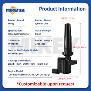 Bobina di Accensione MIKEY 19145831 per <span class=keywords><strong>Ford</strong></span> Focus Hatchback Sedan Mondeo Transit, Ricambi Auto di Nuova Generazione per FD505 4M5G12A366BA - Product Image 3