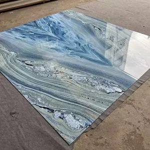 Fabrik preis 3D-Druck 1,22*2,44 m Wand Kunststoff UV-Marmor PVC-Platten für die Verteilung