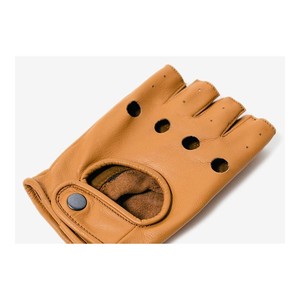 Guantes de Ciclismo de medio dedo, de cuero, de la mejor calidad, sin dedos - Product Image 4