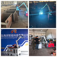Cobot de Soldadura MIG de 6 Ejes, Brazo Robótico Colaborativo con Motor, Caja de Cambios, PLC, Flexible, de Acero Inoxidable