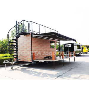 Camión de Comida de Dos Pisos, Autobús de Dos Pisos, Cafetería, Carrito de Comida de Dos Pisos - Product Image 2