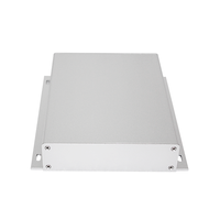 Caja de Aluminio para Disipador de Calor de Electrónica, Carcasa de Aluminio Montable en Pared con Orejetas Laterales para Fijación Segura de PCB