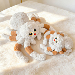 Jouets en <span class=keywords><strong>peluche</strong></span> <span class=keywords><strong>araignée</strong></span> blanche, adorable <span class=keywords><strong>araignée</strong></span>, <span class=keywords><strong>peluche</strong></span> d'Halloween, <span class=keywords><strong>peluche</strong></span> douce en fourrure, <span class=keywords><strong>peluche</strong></span> câlin pour jouer - Product Image 4
