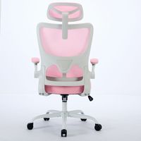 Meilleure vente Anji 3D rabattable accoudoir chaise pivotante maille ergonomique soutien lombaire séparé Design moderne noir Style exécutif
