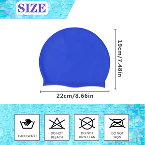 Gorro <span class=keywords><strong>de</strong></span> Natación <span class=keywords><strong>de</strong></span> Silicona Suave y Duradero <span class=keywords><strong>de</strong></span> Alta Calidad, Protege Efectivamente el Cabello y las Orejas, Disponible en Varios Colores - Product Image 5