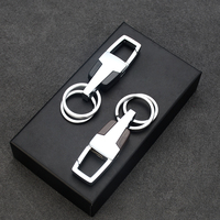 Accessoires de porte-clés créatifs en gros pour hommes, gravure de logo personnalisée, porte-clés de voiture personnalisés par photo