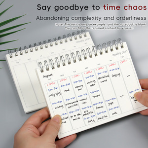 Planificador Semanal Espiral, Calendario Semanal de Escritorio para Organización de Oficina - Product Image 4