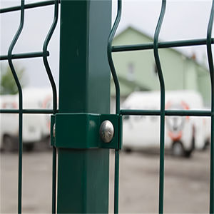 Clôture en treillis métallique 3D en fer soudé, modèle pêche, 50*200mm, diamètre de fil 5mm, galvanisé et revêtu de PVC, taille personnalisable, modélisation 3D - Product Image 6