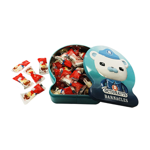 Boîte en fer blanc en forme de bol design personnalisé en métal de qualité alimentaire en fer blanc pour collations <span class=keywords><strong>bonbons</strong></span> chocolats biscuits bouchon à vis joint-cadeau promotionnel - Product Image 2