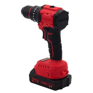 Lithium Battery Electric Drill 21V 50Nm Torque Variable Speed With 2 Batteries Charger And Accessories Kit - Product Image 5