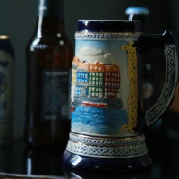 Chope à bière surdimensionné de 26oz pour le danemark Octoberfest Souvenir bière Stein